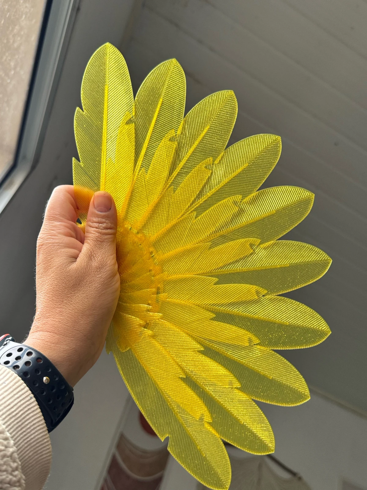 Leque amarelo